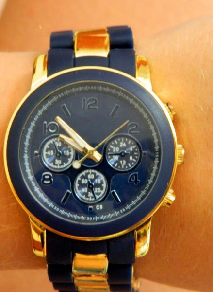 Relógio MK azul marinho